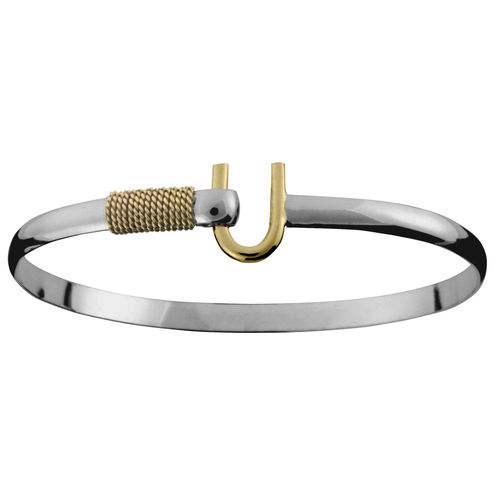 4mm Caribbean Hook Bracelet W/14ky Head 14ky Wrap 8.0 - C42C80