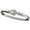 Ss 4mm Divi Divi Bracelet W/14ky Wrap 8.0 Inch - C4DD80