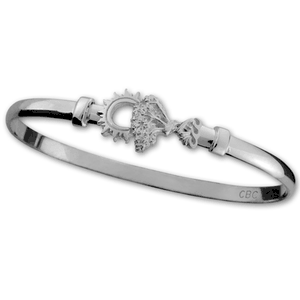 Ss 4mm Divi Divi Bracelet W/ss Wraps 7.0 Inch - S4DD70