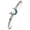 Ss 4mm Dolphin Bracelet W/imi Opal Inlay & Ss Wraps 6.5 Inch - S4OPDOL65