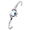 Ss 4mm Dolphin Heart Bracelet W/imi Opal & 14ky Heart 7.0 Inch - C4OPDOLHRT70