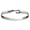 Ss 4mm Hammered Fish Hook Bracelet 7.5 Inch - S4HAMFISH75