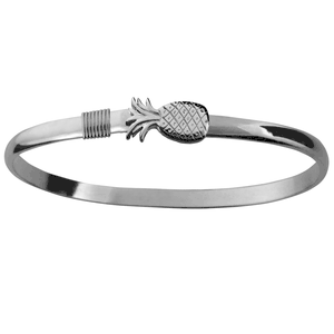 Ss 4mm Silver Pineapple Bracelet 7.5 Inch - S4PNA75