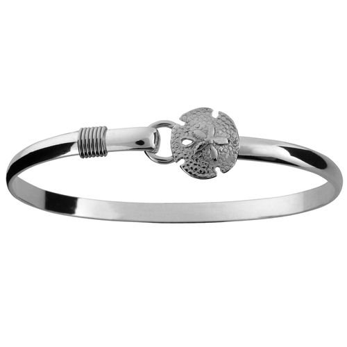 Ss 4mm Silver Sand Dollar Bracelet 7.0 Inch - S4SD70