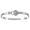 Ss 4mm Silver Scallop Bracelet 7.0 Inch - S4SCAL70