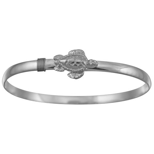 Ss 4mm Silver Turtle Bracelet 6.5 Inch - S4TUR65