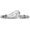 Ss 5mm Double Wave Bracelet W/ss Wraps 7.0 Inch - S5DW70