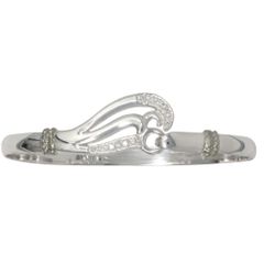 5mm Double Wave Bracelet W/Wraps & Diamonds
