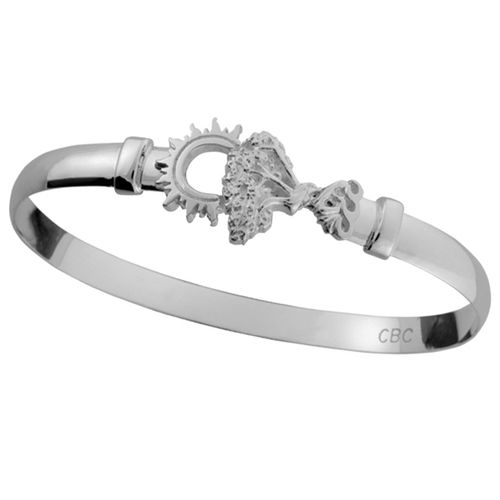 Ss 6mm Divi Divi Bracelet W/ss Wraps 7.5 Inch - S6DD75
