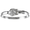 Ss 6mm Flip Flop Bracelet W/ss Wraps 7.0 Inch - S6FLIP70
