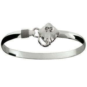 Ss 6mm Sting Ray Bracelet W/ss Wraps 8.0 Inch - S6SR80