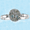Ss 6mm Tree Of Life Larimar Bracelet W/ss Wraps 8.0 Inch - S6TLL80