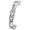 Ss 8mm Sailors Knot Bracelet W/ 14ky Wraps 8.5 Inch - C8SK85