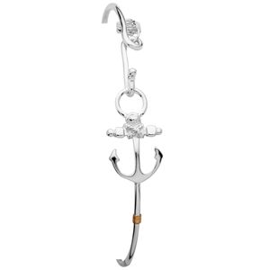 Ss Anchor Esprit Bracelet W/cbc Tag & 14ky Wraps 7.0 Inch - C059ANC70