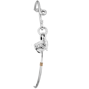 Ss Manatee Esprit Bracelet W/cbc Tag & 14ky Wraps 7.0 Inch - C059MAN70