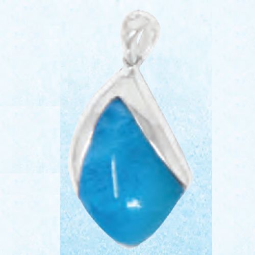 Ss Mar Azul Carmen Larimar Pendant - MAL151SP