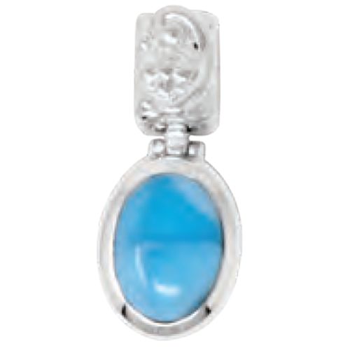 Ss Mar Azul Larimar Pendant - MAL139SP