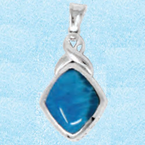 Ss Mar Azul Larimar  Pendant - MAL142SP