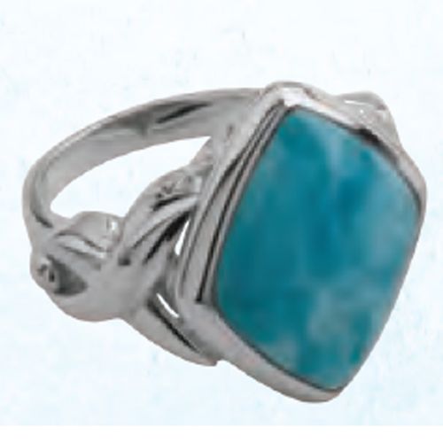 Ss Mar Azul Marabelle Larimar Ring 10 - MAL142SR10