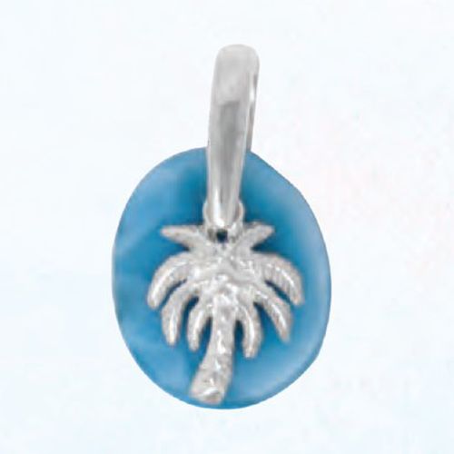 Ss Palm Charm For Larimar Tablet - CHSPALM