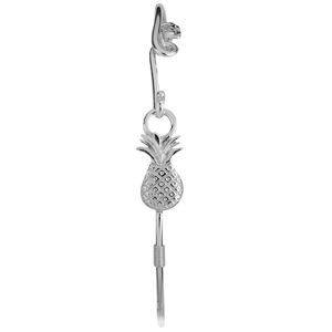 Ss Pineapple Esprit Bracelet W/cbc Tag And Ss Wraps 7.5 Inch - S059PNA75