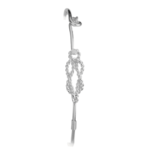 Ss  Sailors Knot Esprit Bracelet W/cbc Tag & Ss Wraps 7.5 Inch - S059SK75