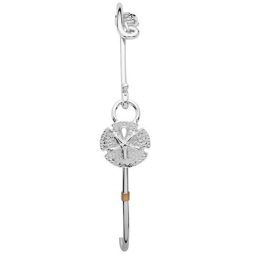 Ss Sand Dollar Esprit Bracelet W/cbc Tag & 14ky Wraps 7.0 Inch - C059SD70