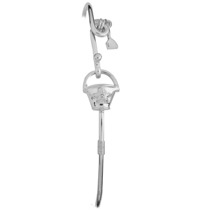 Ss Shovel & Pail Esprit Bracelet W/cbc Tag & Ss Wraps 7.5 Inch - S059PAS75