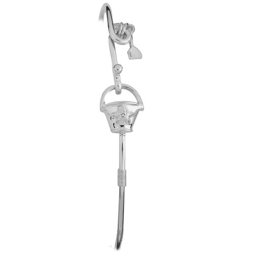 Ss Shovel & Pail Esprit Bracelet W/cbc Tag & Ss Wraps 7.5 Inch - S059PAS75