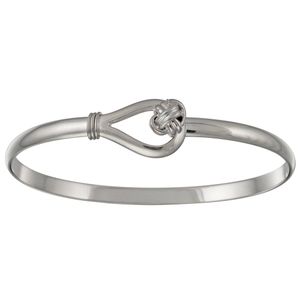 Ss/ss 4mm Knot Bracelet 5.5 Inch - S4KNOT55