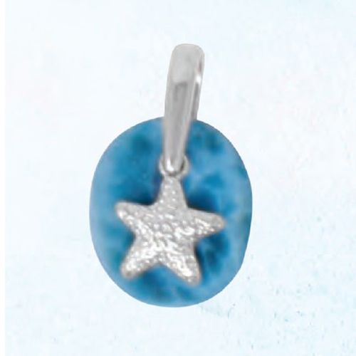 Ss Starfish Charm For Larimar Tablet - CHSSF
