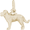 St. Bernard Dog Charm Gold Plated - 10-8235