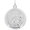 St Christopher Charm 14K While Gold - 10-4435-0-14KW