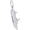 St. Croix Cruise Ship Charm - 14K White Gold