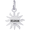 St. Croix Sun Small Charm - 14K White Gold
