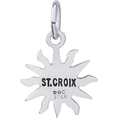 St. Croix Sun Small Charm - Sterling Silver