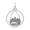 St. Louis Arch Charm Silver - 10-5568