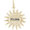 St. Lucia Sun Large Charm - 14K Gold