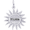 St. Lucia Sun Large Charm - 14K White Gold