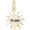 St. Lucia Sun Small Charm - Gold Plated
