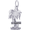 St. Maarten Palm With Sign Charm - 14K White Gold