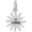 St. Thomas Sun Small Charm - Sterling Silver