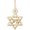 Star Of David Charm 14K Gold - 10-0770