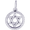 Star of David Charm White Gold - 10-5164