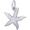Starfish Charm Silver - 10-0533