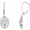 Sterling Silver .06 CTW Diamond Lever Back Earrings - 67995:101:P