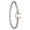 Sterling Silver 14ky Gold Wraps 5mm Flat Hook Cable Bracelet 8.0 Inch - CBLC5FHK80