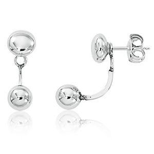 Sterling Silver 6mm Ball Add On Earrings