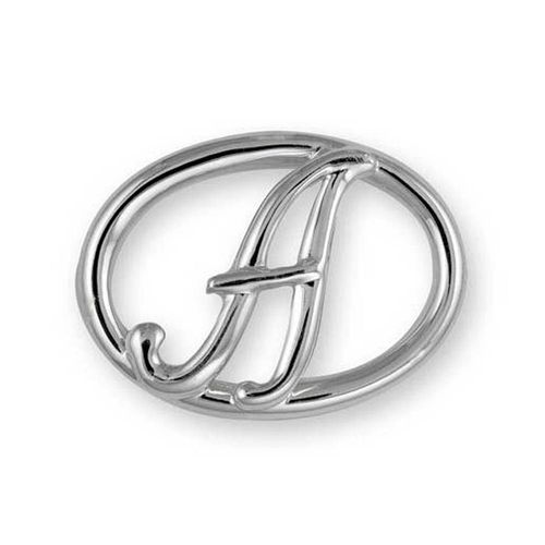 Alphabet A Bracelet Clasp - Sterling Silver