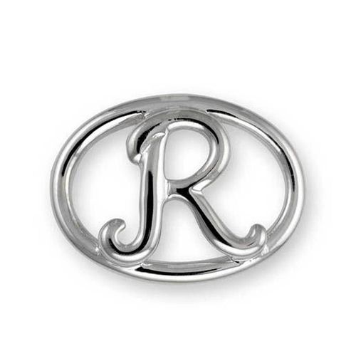 Alphabet R Bracelet Clasp - Sterling Silver